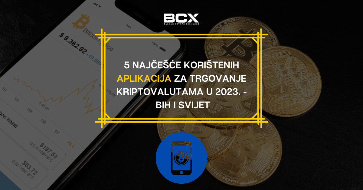 5 najčešće korištenih aplikacija za trgovanje kriptovalutama u 2023. - BiH i svijet