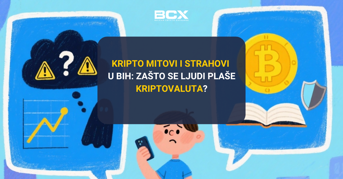 Kripto mitovi i strahovi u BiH: Zašto se ljudi plaše kriptovaluta?