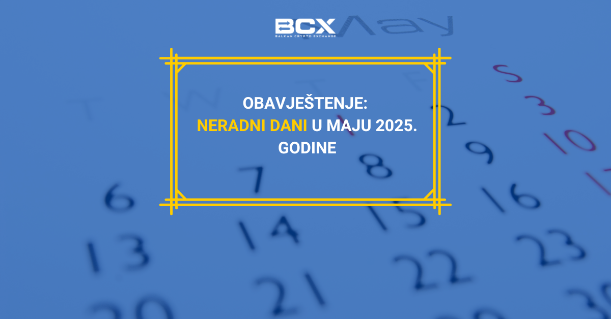 Obavještenje: Neradni dani u maju 2025. godine
